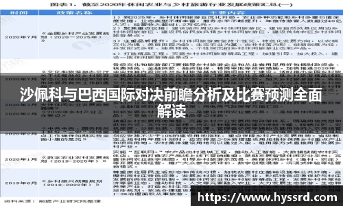 沙佩科与巴西国际对决前瞻分析及比赛预测全面解读